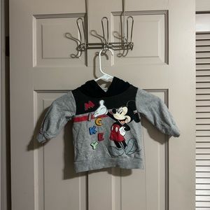 Boys Disney Baby Long Sleeve Hoodie Size 24 Months Mickey Mouse